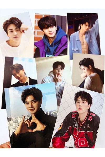 Pankart Evi 8 Pieces Song Kang Photocard Set - Kdrama Decorative Board Card