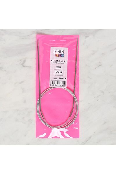 SAVA HOME COLLECTİON Loren Crafts 2.5 mm Steel Fish Tape Skewers 100 cm