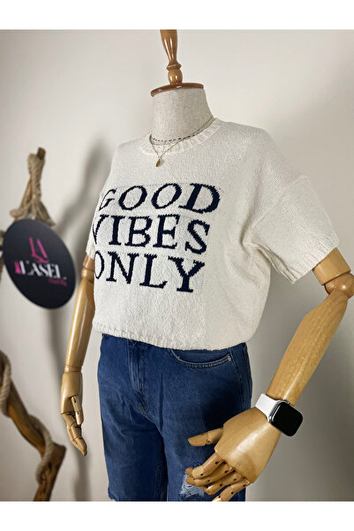 LASEL Half Sleeve Women's Sweater