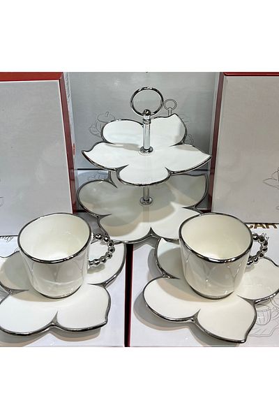 ACAR Muba Concept Joyce Cake&Coffee Cup Set for 2 People