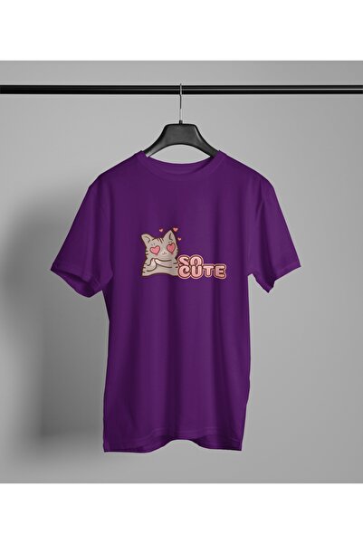 Butik Τόσο χαριτωμένο με στάμπα - oversized - Μπλουζάκι με λαιμόκοψη