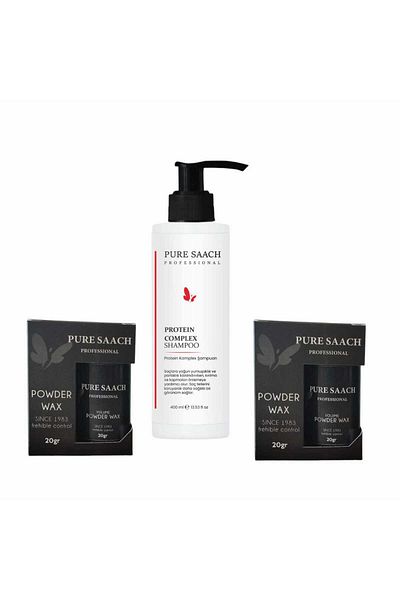 Pure Saach Professıonal Pure Saach Professional Protein Comlex Shampoo & 2 Powder Wax