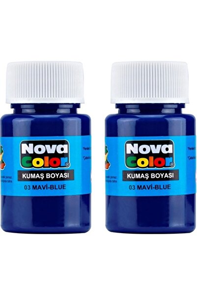 Modellino 2'li Nova Color Şişe Kumaş Boyası Forma Tişört Tekstil Çanta Ayakka...