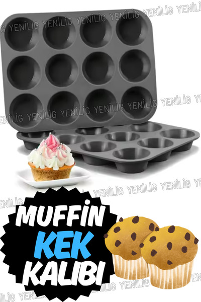 Yenilig Perfect Baking Experience and Easy Removal with Muffin Cupcake Mold Offering Practical Use