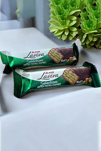 Ülker Laviva Selection Antep Fıstıklı Gofret 45G X4 Adet