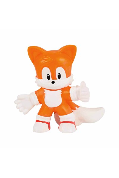 TOYFEST Goojitzu Squishi Esnek Uzayan Yumuşak Sonic Mini Tekli Figür - Metall...