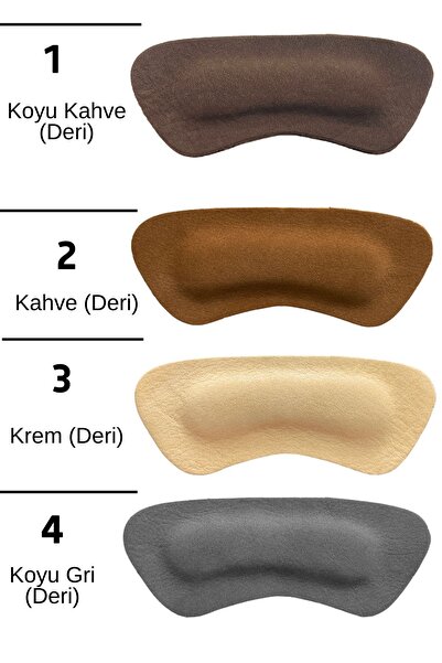 YeferStore Deri Extra Yumuşak Topuk Arkası Vurma Önleme Pedi, Yapışkanlı Topu...