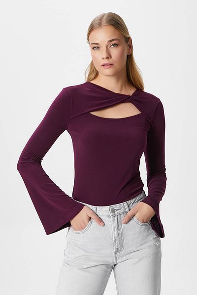 Ritnice Bluză de damă Roof Plum Sandy