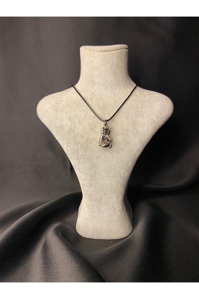 Mos Tespih Gümüş Kaplama Boks Eldiveni Kolye – Dövüş Ruhunu Taşı