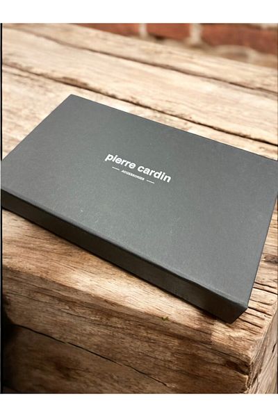 Pierre Cardin Special Boxed Patterned Leather Horizontal Wallet - Belt Set of 2 Qsp.Pr2Rky.Et.Ryk