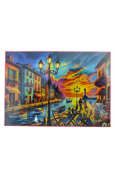 kaplantoys Puzzle 1000 Pieces (Sunset in Town)