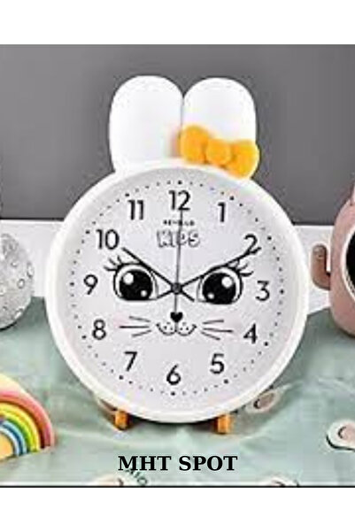 Revello GÜLEN KEDİCİK ÇOCUK ODASI DUVAR SAATİ
