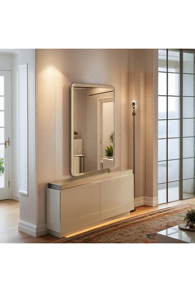 Ebticar Wall Mirror-Gold