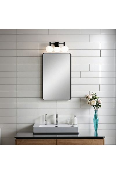 Ebticar Wall Mirror-Black