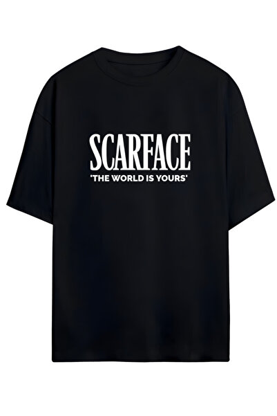 MAGORS Koszulka unisex Scarface Tony Montana New Season (z nadrukiem na plecach i klatce piersiowej)