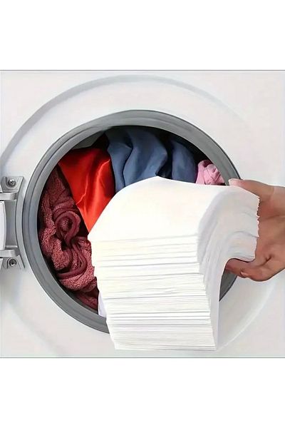 Home 20 Washing Machine Color Protector Wipes – Dye Absorbing Laundry Protection Wipes