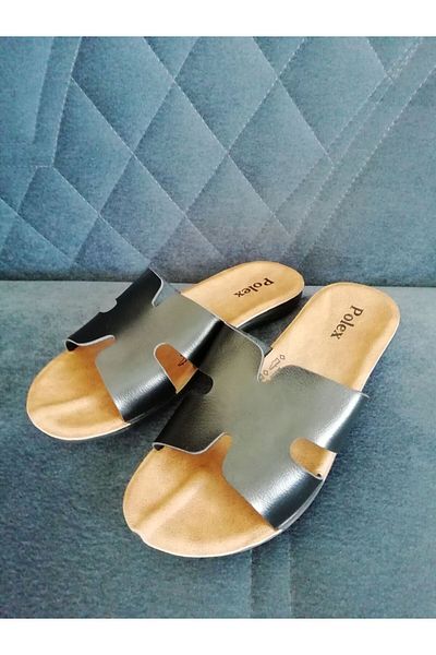 B&B Co. Hrms Women's Daily Comfortable Black Slippers