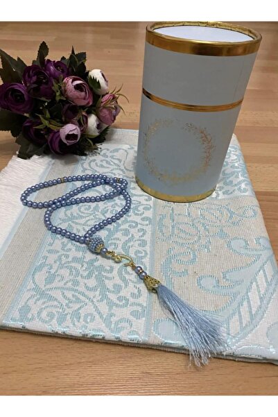 Gün هدية المهر محاصر الكعبة منقوشة سجادة الصلاة مسبحة الصلاة