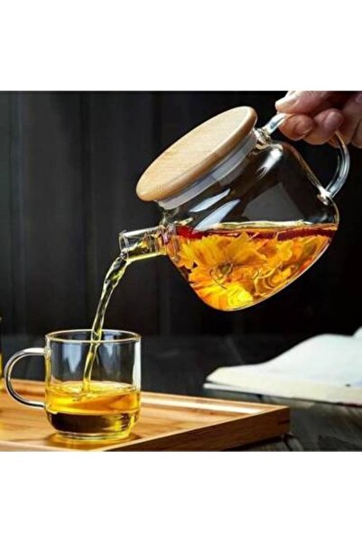 Generica 1000ml Thermal Clear Glass Teapot