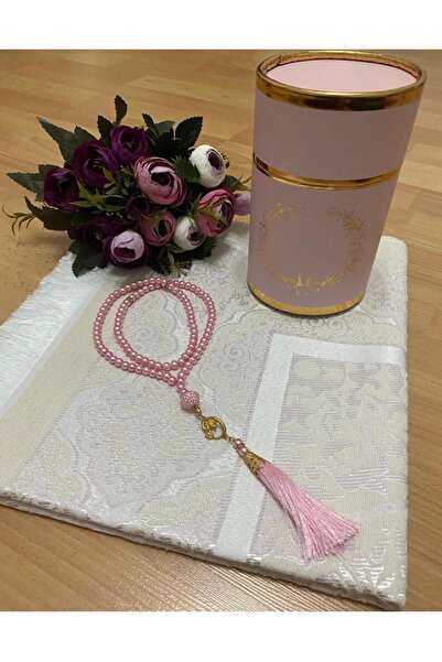 Gün هدية المهر محاصر الكعبة منقوشة سجادة الصلاة مسبحة الصلاة