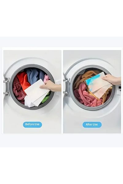 Home 20 Washing Machine Color Protector Wipes – Dye Absorbing Laundry Protection Wipes
