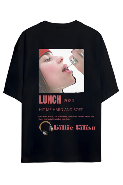 MAGORS BILLIE EILISH HIT ME HARD AND SOFT 'LUNCH' UNISEX TSHIRT