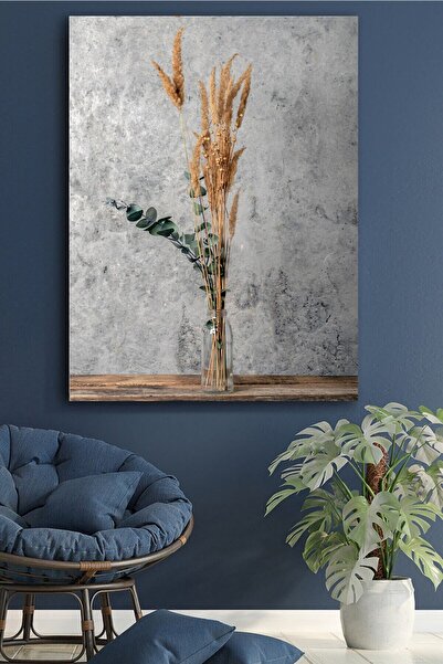 Sanat Tablo Kanvas Tablo Resim Çiçek Temalı Dekoratif Duvar Tablosu Baskılı