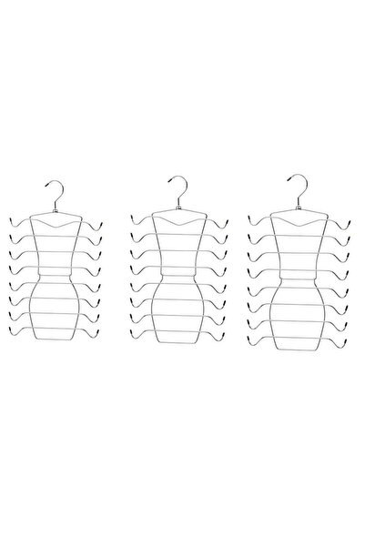 Choice مجموعة من 3 شماعات ملابس، 1/2/3 شماعات ملابس داخلية متعددة الطبقات قاب...