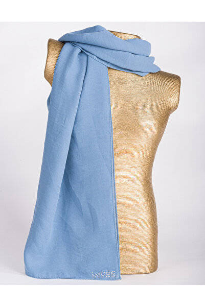 inve Inve Caz Shawl Χρώμα μπλε νερού