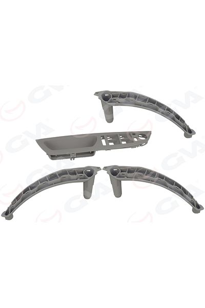 GVA BMW X5 E70 X6 E71 Gray 4-Piece Hooded Handle Set