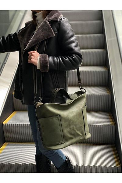 Vendetta Çanta Side Zipped Hand & Crossbody Bag