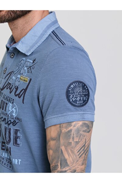 Camp David POLO YAKA T-SHİRT