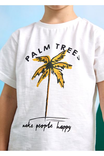 MAYORAL 3604 Mayoral Palmeras T-Shirt Bermuda Set