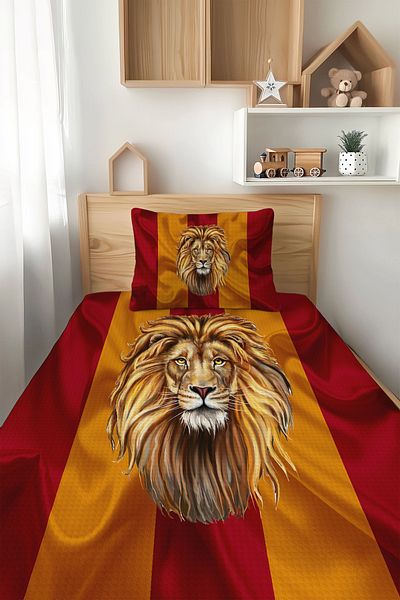Şen Dekorasyon Lion Figure 4 Seasons Child Pique