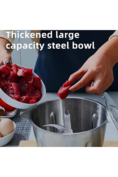 Super Wave Electric Meat and Vegetable Chopper 3L 500W with 2 Speed | Food Processors for Meat and Vegetables