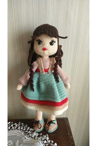 SKOC Amigurumidoll's Remote: 35 Cm, Clothes and Shoes Removable, Girl Toy