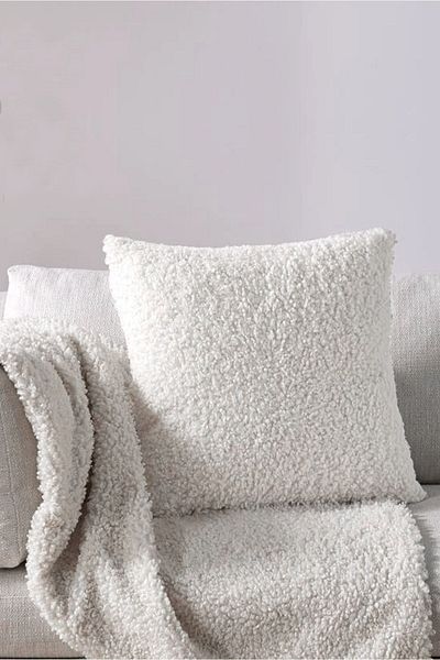 SasoHome Λούτρινο Teddy Puffy Διακοσμητικό Διακοσμητικό Μαξιλάρι δώρου - Μαξιλαροθήκη