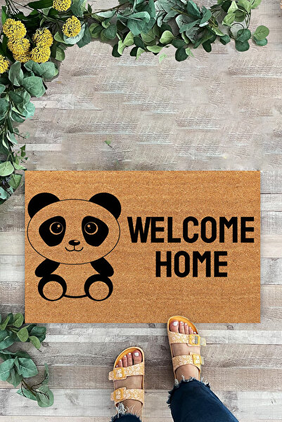 KARMAT الباندا، منقوشة، سجادة باب أمامية داخلية وخارجية، سجادة باب بطباعة رقمية حديثة
