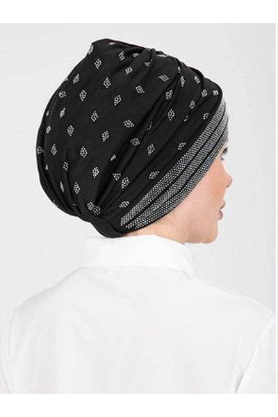 skycott Three Cross Full Stone Bonnet Hijab Bonnet