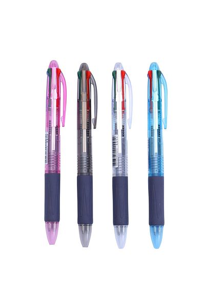 Fatih Crown Kinex 4 Color Ballpoint Pen (1 Pen 4 Colors) – 1 Piece