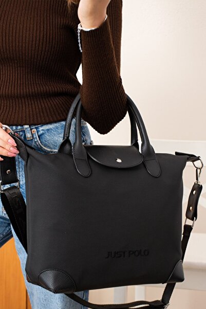 Just Polo Kadın Büyük Boy Spor Model Valiz Boy Uzun Askılı El & Omuz Çantası