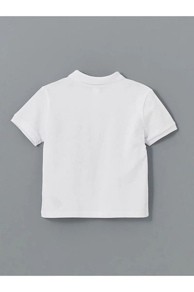 LC Waikiki LCW Kids Orange Polo Neck Basic T-Shirt για αγόρι