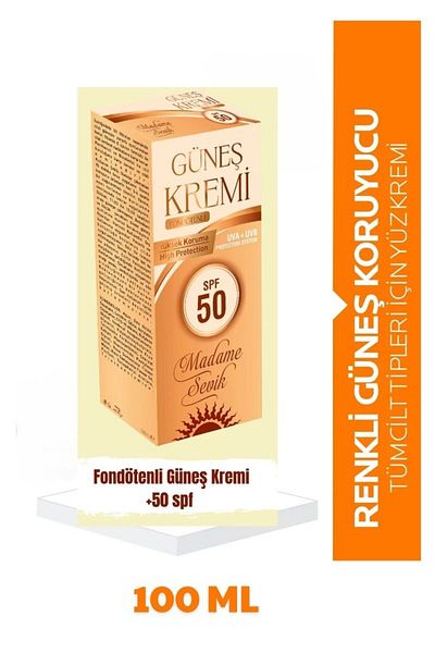 Madame Sevik Foundation-Colored Bb Sunscreen Spf 50 100 ml