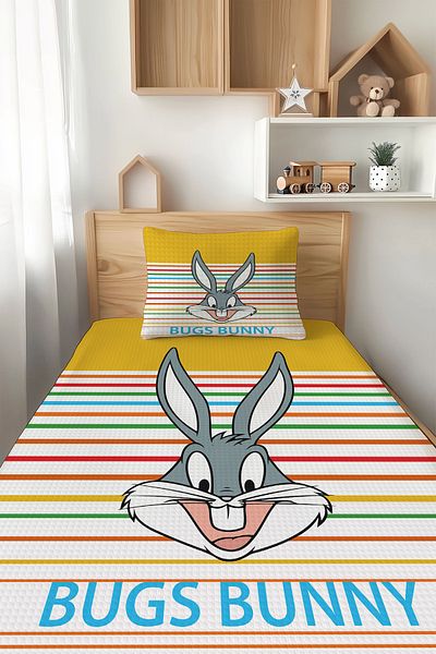 Şen Dekorasyon Cute Rabbit 4 Seasons Children's Pique