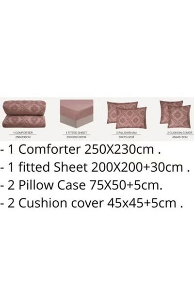 smart home Double-sided comforter set, 6-piece bedspread, 6-piece comforter, 100% microfiber