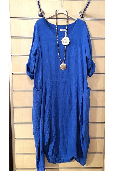 Park Moda ROCHIE LUNGĂ DE IN CU BUMBAC CU MODEL DREPT