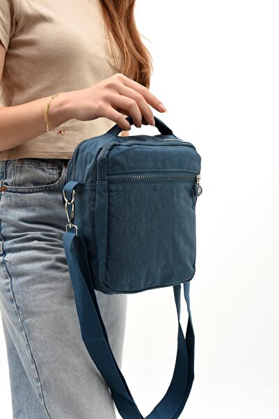 571 Collections Çanta Unisex (Bay-Bayan) ?üçük Boy Çapraz Askılı El Çantası (Evrak, Telefonluk , Gündelik) Mavi (Model: 57