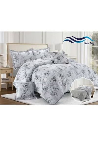 smart home two-sided quilt set, two-sided mattress, consisting of 6 pieces, quilt with 6-piece filling