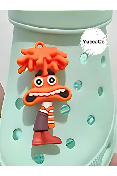 Crocs Anksiyete Üç Boyutlu Terlik Süsü/ Ters Yüz Terlik Charm/Duygular Terlik Aksesuarı
