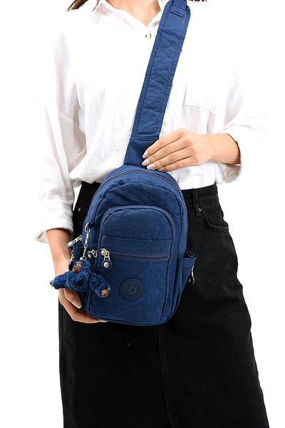 571 Collections Çanta Τσάντα στήθους Unisex - Δύο θήκες, Navy Μοντέλο: 571-8B